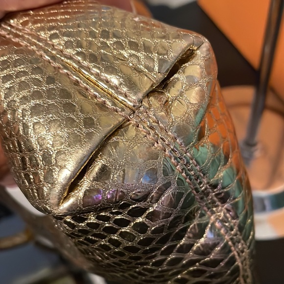 Micheal Kors python clutch/crossbody - Picture 10 of 15